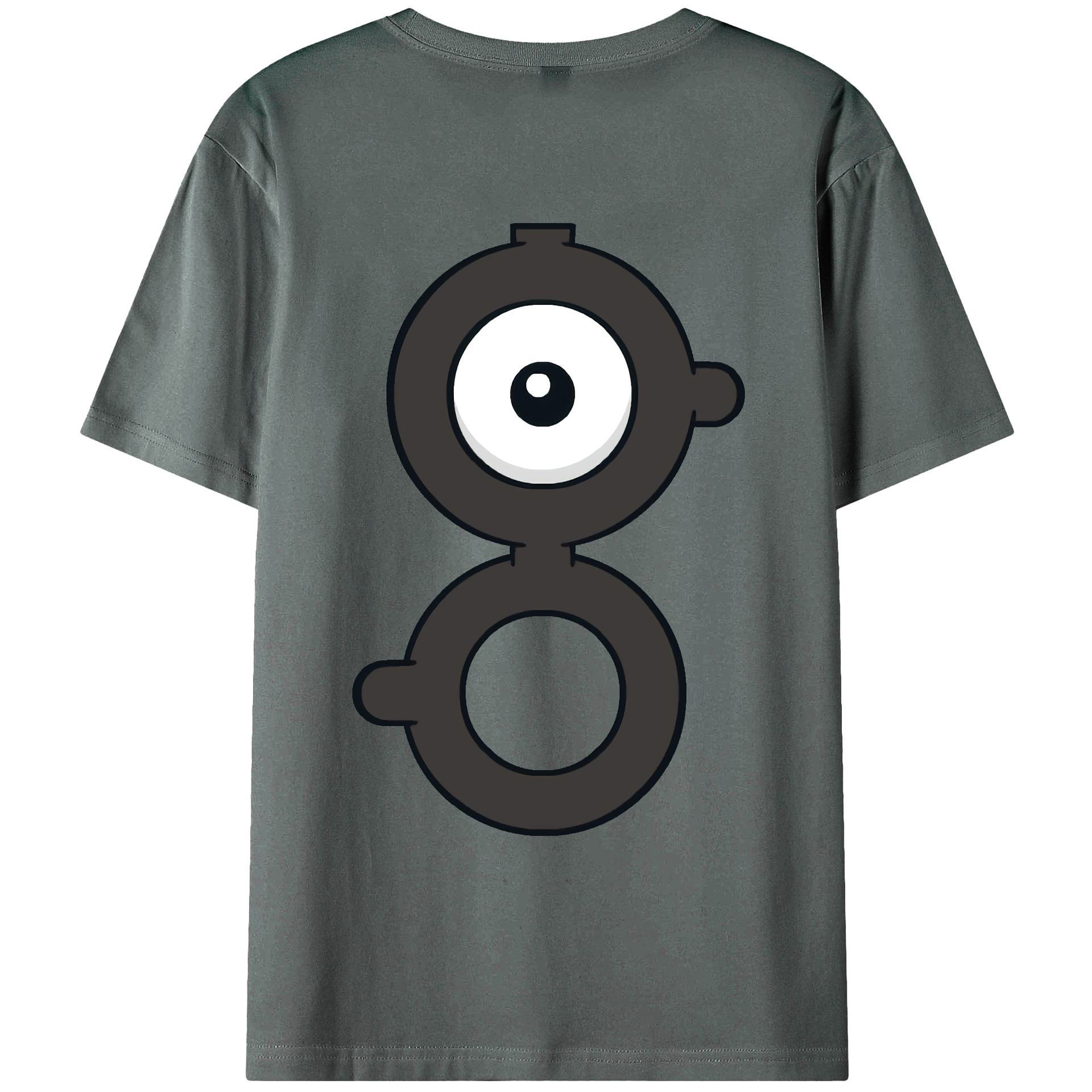 （画像用） ポケットモンスター Pokémon 綿100％ メンズ半袖Tシャツ（バックプリント） 通気性
